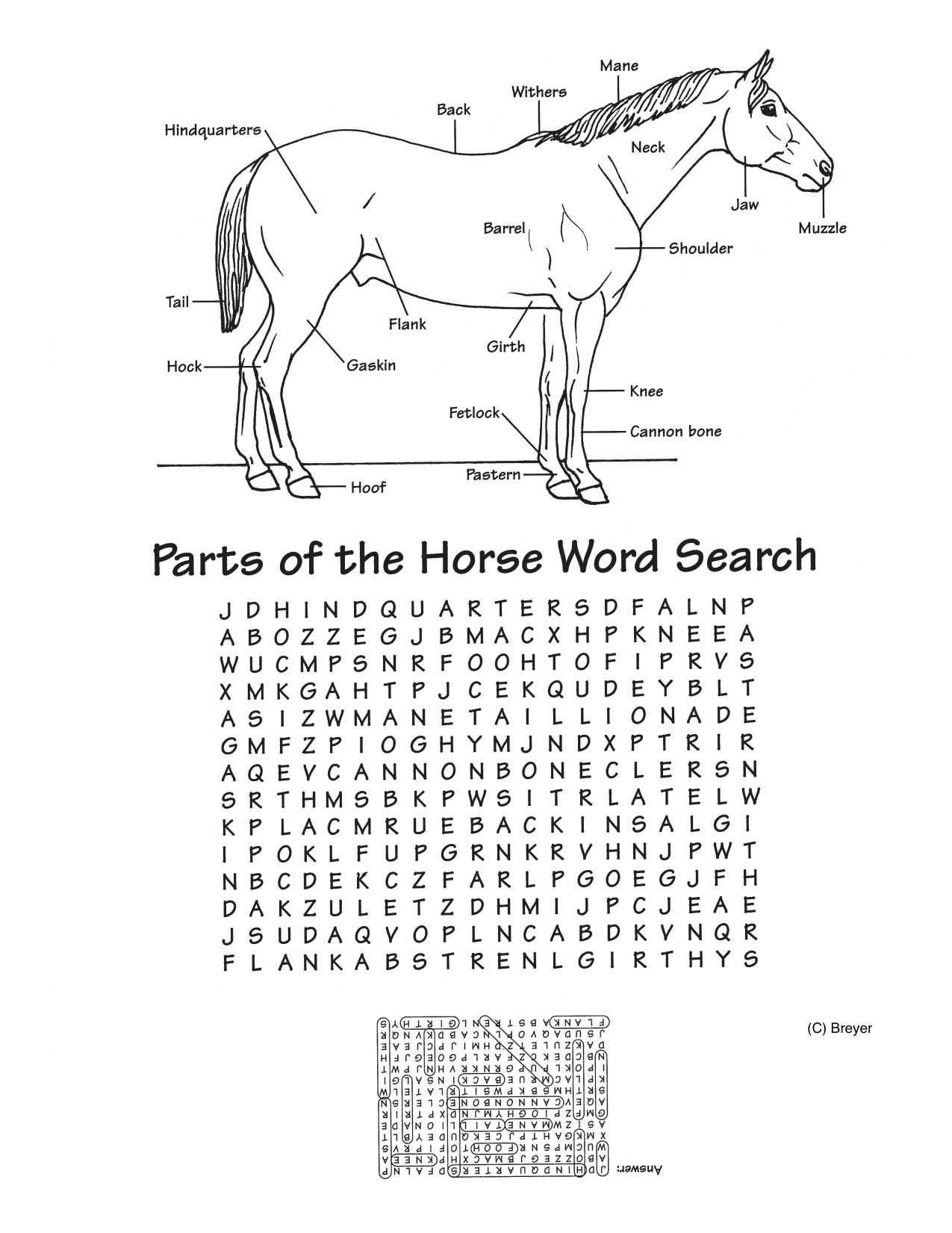 Jackpot Of Several Free Printables For Horse Lovers And - Printable Horse Puzzles
