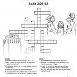 Jesus As A Child Sunday School Crossword: The Jesus As A Child   Printable Joseph Crossword