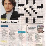 John Mayer   People Magazine Crossword I Love Doin People Magazine   Printable People Crossword Puzzles