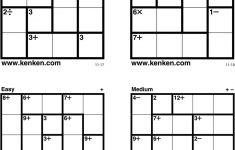 Kenken Puzzles Printable (98+ Images In Collection) Page 1 – Printable Kenken Puzzles