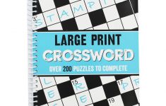 Large Print Crossword | Crossword Books At The Works – Large Print Crossword Puzzle Books