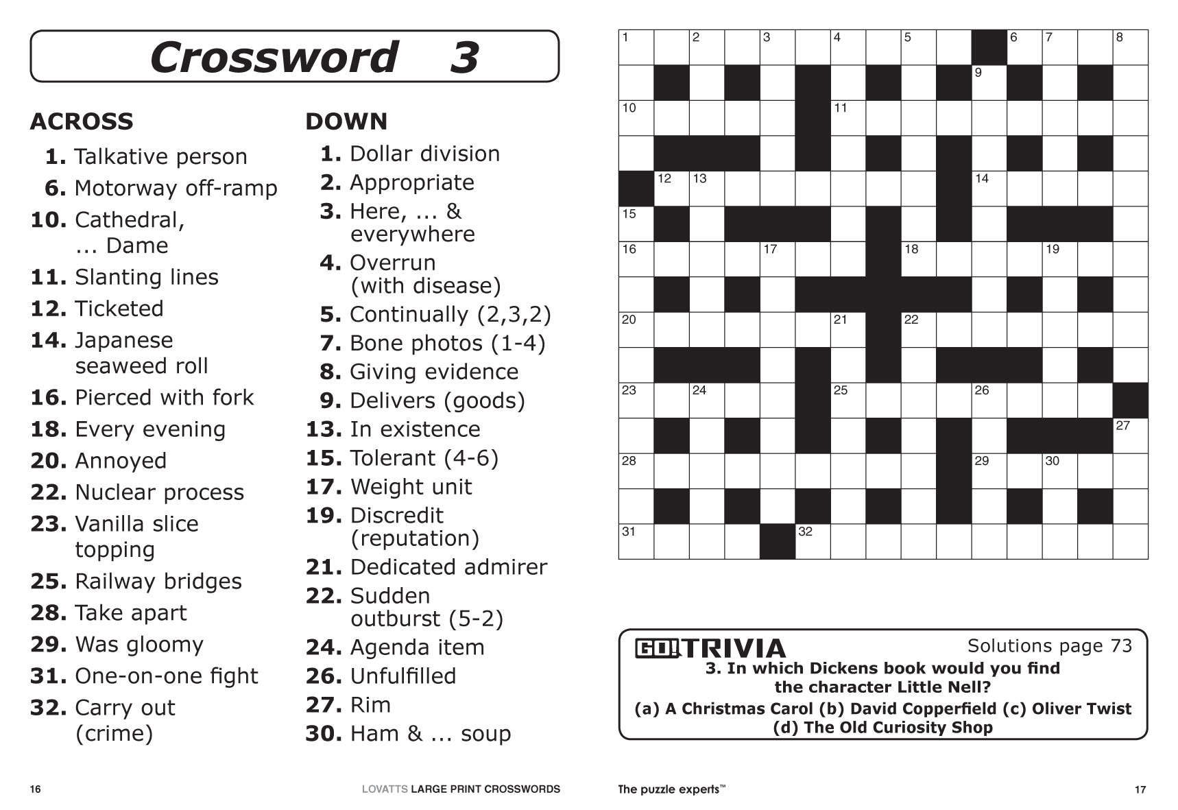 very easy daily crosswords to print may 2016