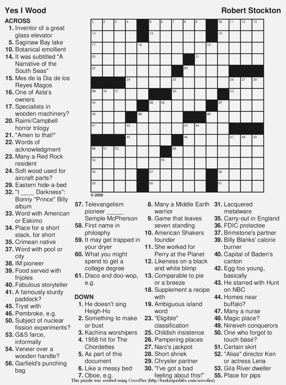 Large Print Puzzles For Seniors | M3U8 - Printable Crossword Puzzles Big