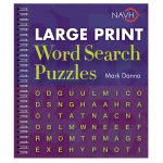 Large Print Word Search Puzzle Book   Printable Puzzle Booklet