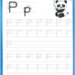 Letter P Is For Panda Handwriting Practice Worksheet | Free   Letter P Puzzle Printable