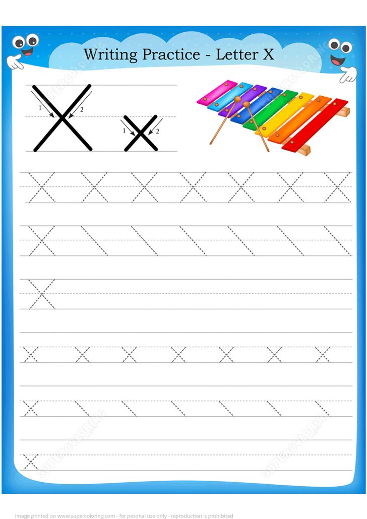 X Puzzle Worksheet