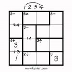 List Of Synonyms And Antonyms Of The Word: 4X4 Kenken   Printable Kenken Puzzle 7X7