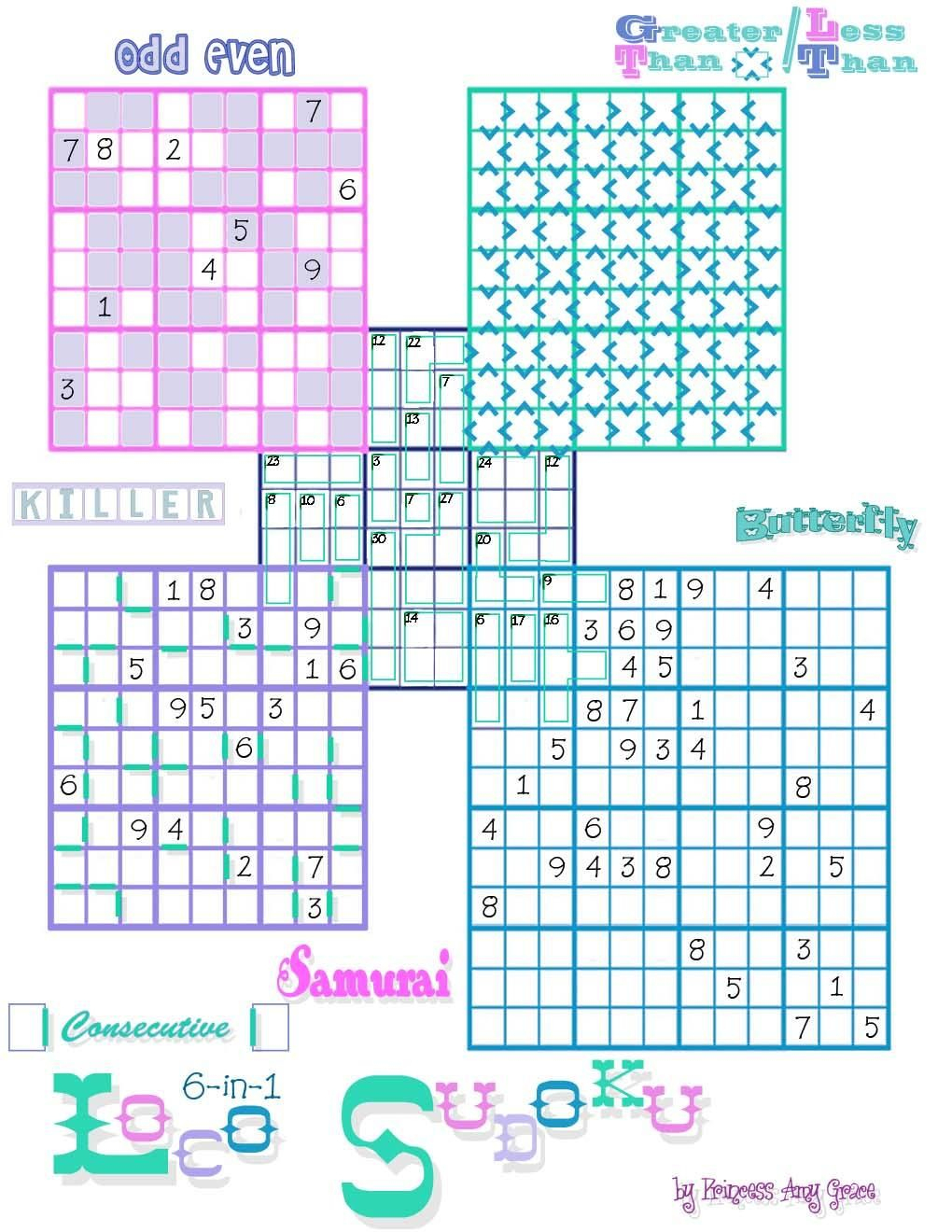 free printable jigsaw sudoku puzzles