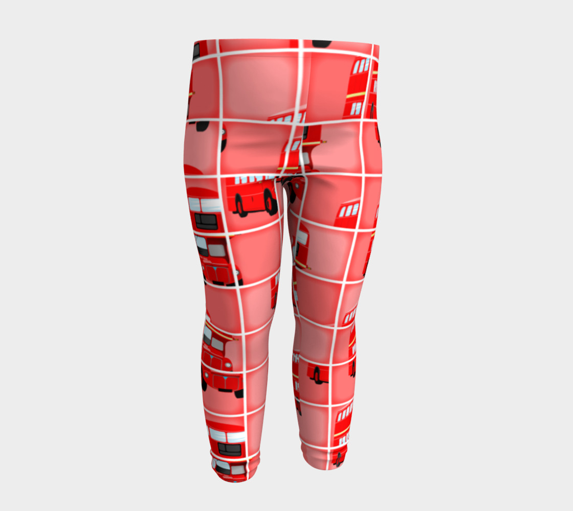 London Bus Pixel Puzzle, Baby Leggingsprawny | Shop | Art Of Where - Puzzle Print Leggings