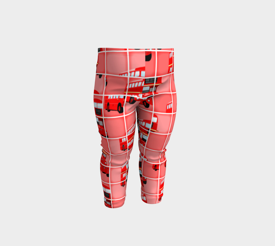 London Bus Pixel Puzzle, Baby Leggingsprawny | Shop | Art Of Where - Puzzle Print Leggings