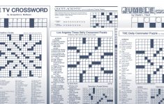 Los Angeles Times Sunday Crossword Puzzle | Tribune Content Agency – L A Times Printable Crossword Puzzles