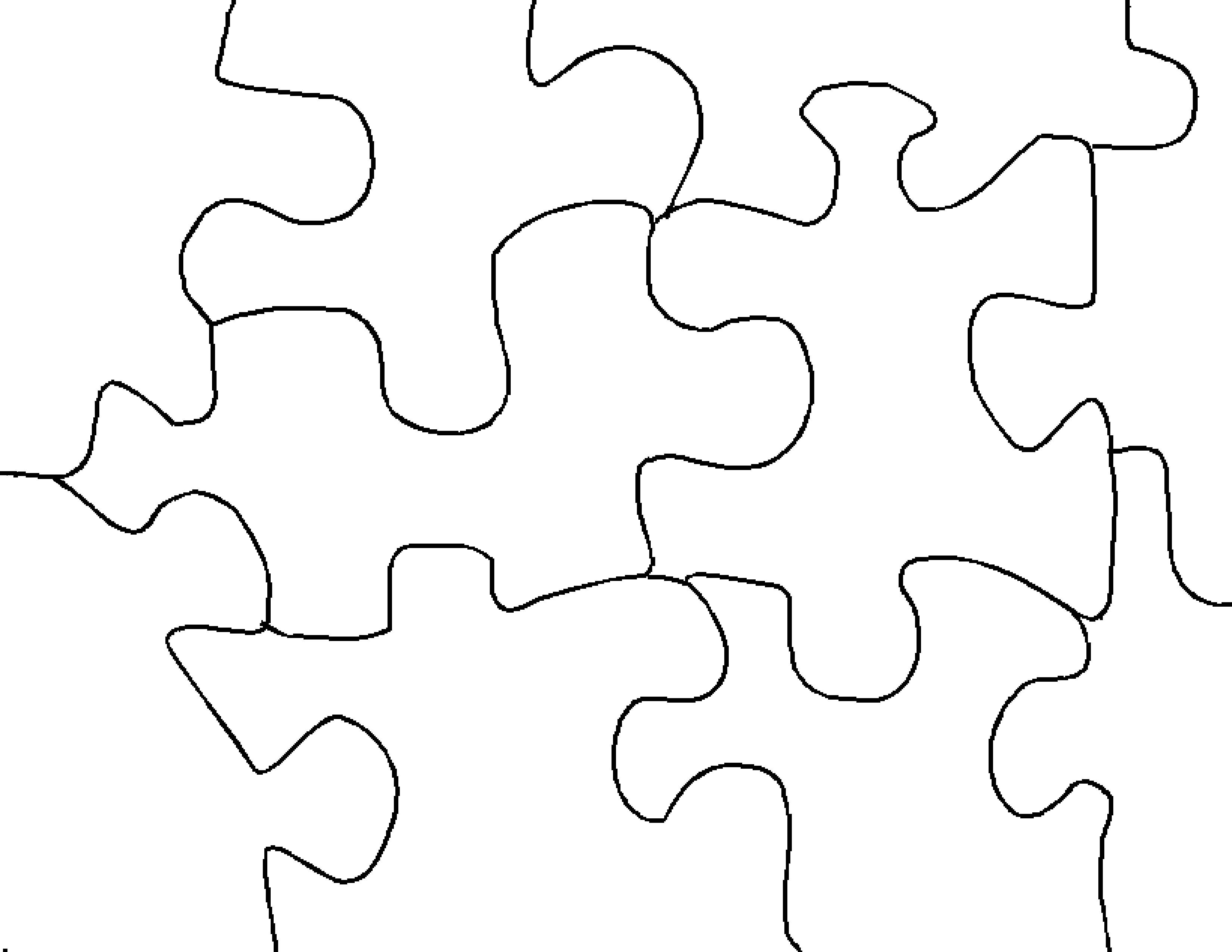 Make Jigsaw Puzzle - 8 Piece Puzzle Printable