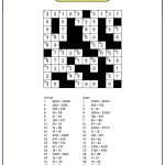 Math Crossword Puzzle Maker   Free Printable Worksheets   Printable Math Crossword Puzzles