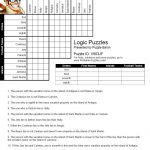 Math Love Logic Puzzle Shikaku Koogra Worksheets Puzzles Pdf Free   Printable Logic Puzzles For 6Th Graders
