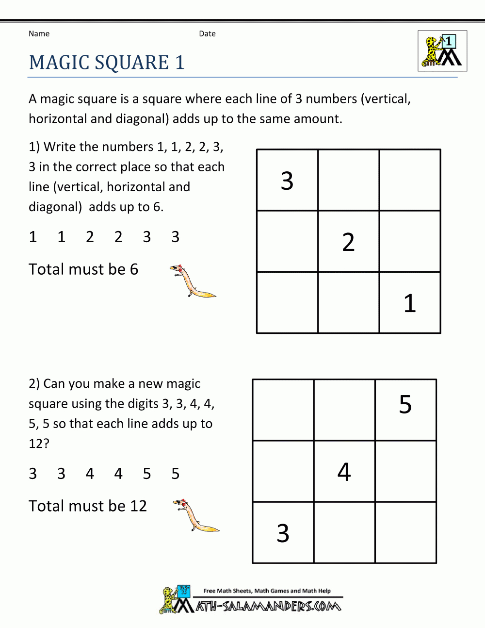 Math Puzzle 1St Grade - Grade 1 Crossword Puzzles Printable