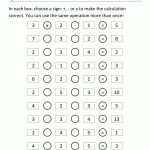 Math Puzzle Quadras Operation Puzzle 2 | Maths | Maths Puzzles, 3Rd   Printable Maths Puzzles For 10 Year Olds