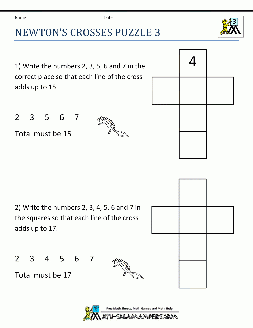 Math Puzzle Worksheets 3Rd Grade - Printable Math Puzzles 3Rd Grade