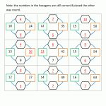 Math Puzzle Worksheets 3Rd Grade   Printable Puzzles For Third Graders
