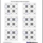 Math Puzzle Worksheets That Require Students To Fill In Missing   Printable Math Puzzle Worksheets