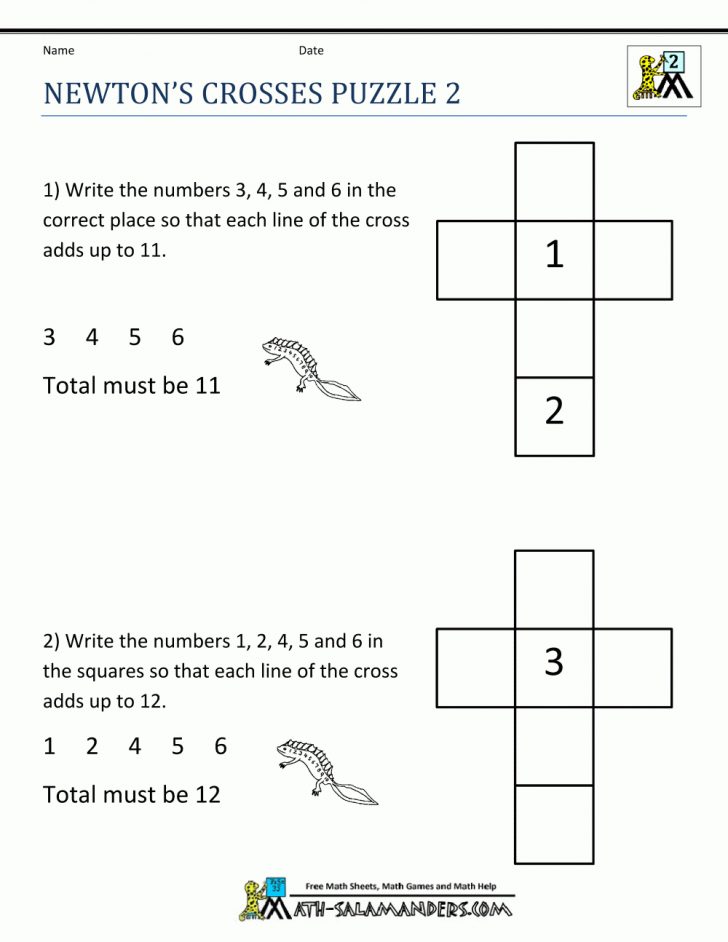 Printable Logic Puzzles For 2Nd Graders