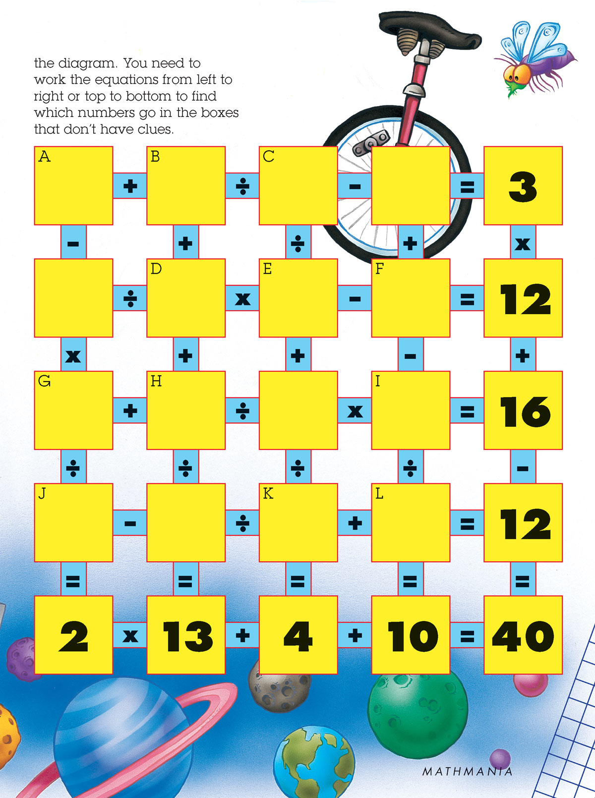 Printable Maths Puzzles For 7 Year Olds Printable Crossword Puzzles