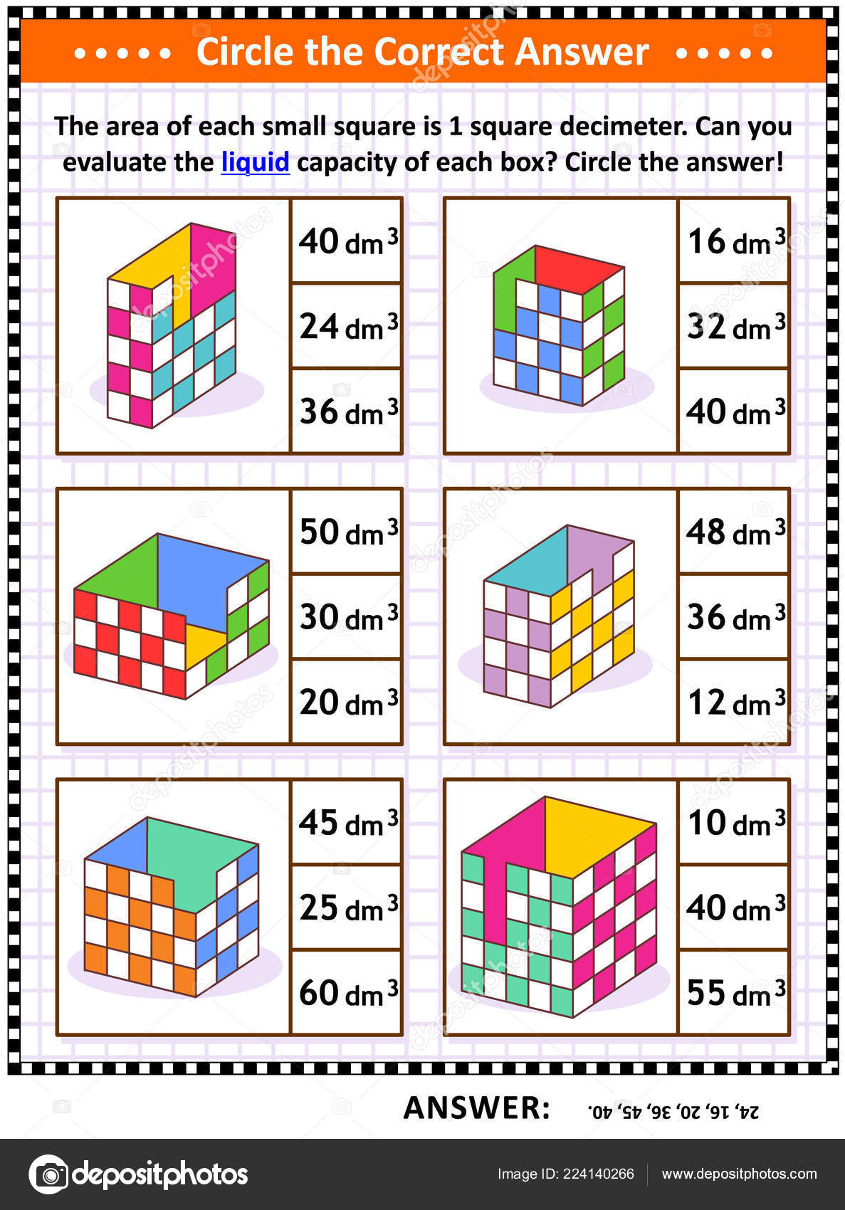 Math Skills Training Visual Puzzle Worksheet Evaluate Liquid Worksheet Visual Puzzle