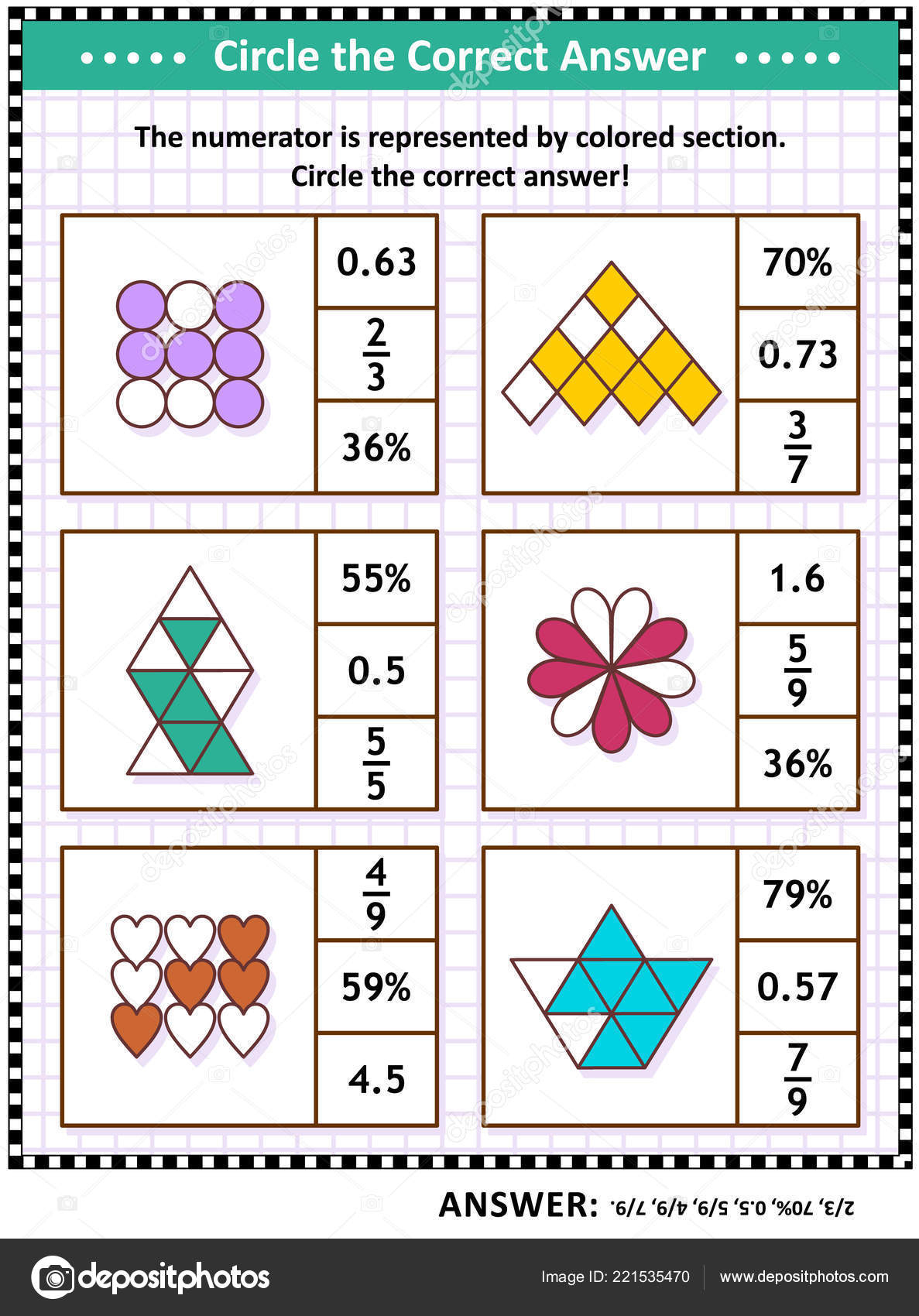 Math Skills Training Visual Puzzle Worksheet Schoolchildren Adults - Worksheet Visual Puzzle