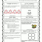 Math Task Cards: Math Problems And Math Brain Teasers Cards Set C   Printable Matchstick Puzzles