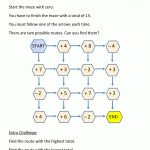 Math Worksheet Fun Activities For 8Th Graders Grade Mazes Riddles   Printable Math Puzzles 6Th Grade