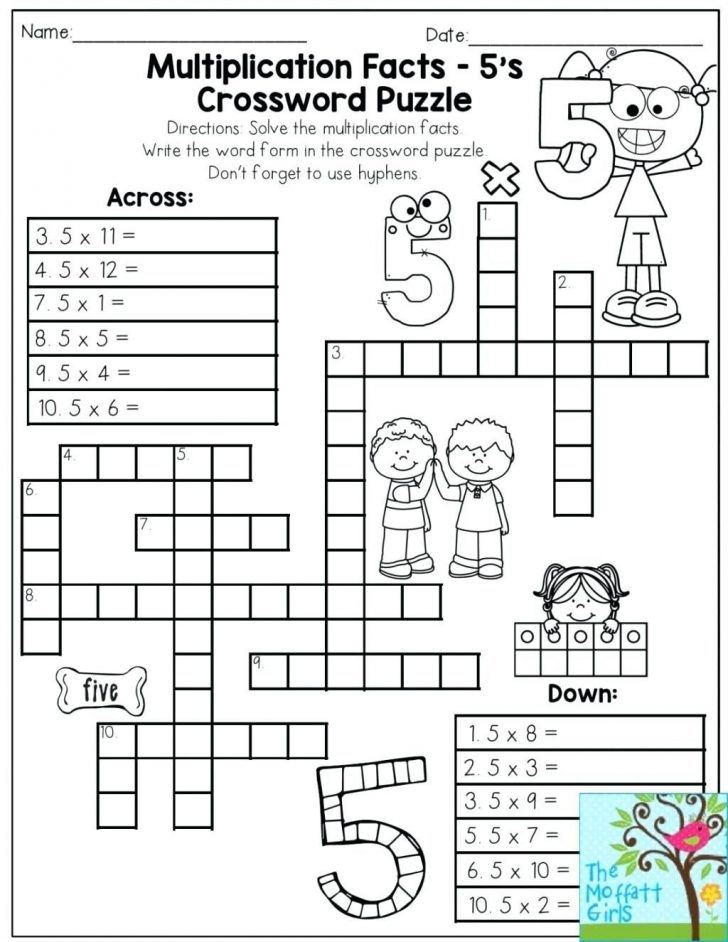 Printable Multiplication Puzzles