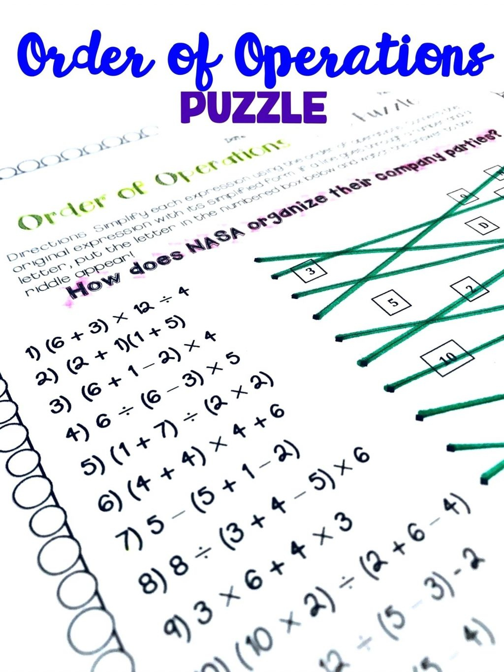 Maths Puzzles Worksheets Fun Math High School Pdf 6Th Grade Ks3 For - Printable Math Puzzles Pdf
