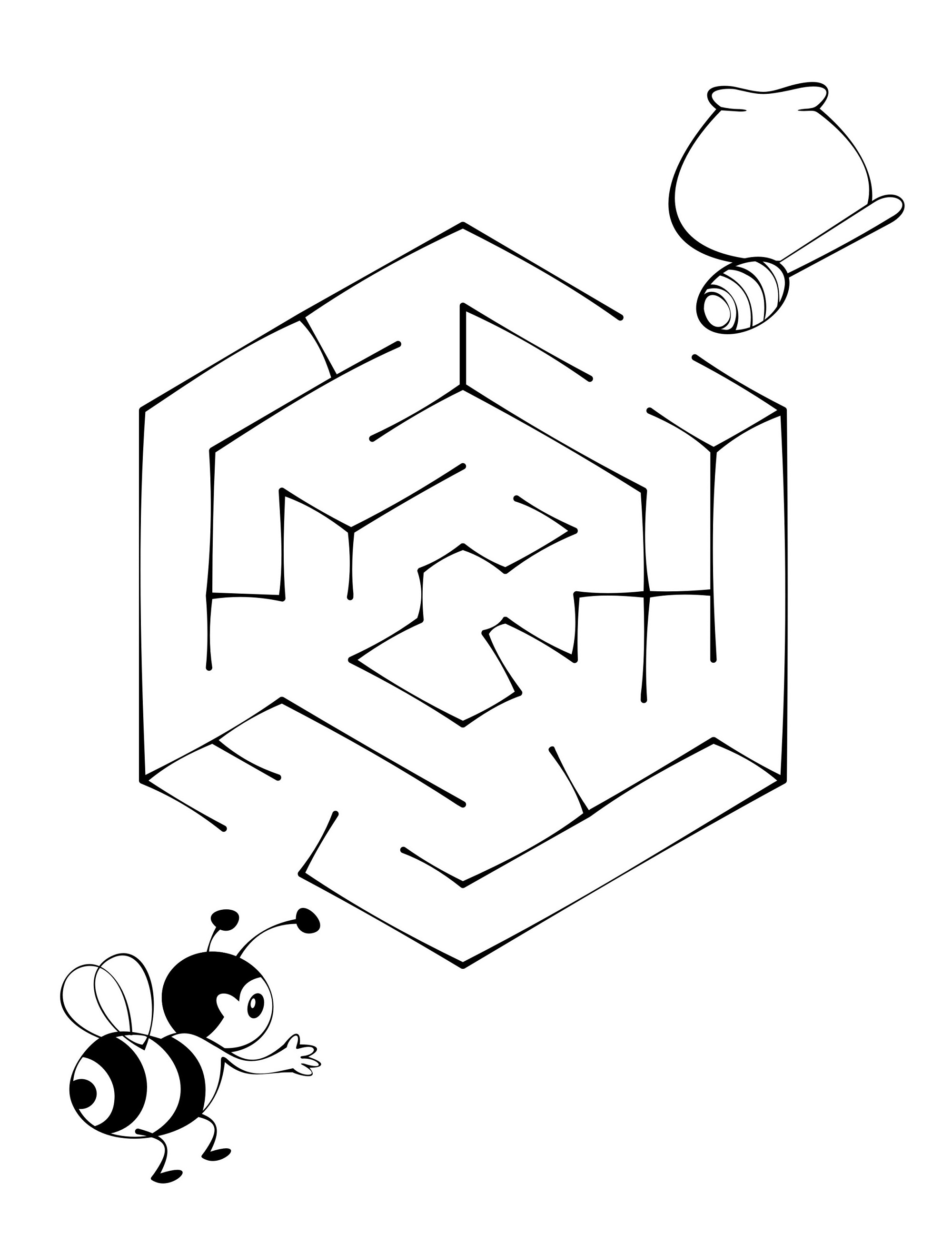 Maze Puzzle For Kids To Print | Kiddo Shelter - Printable Labyrinth Puzzles