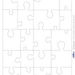 Medium Blank Printable Puzzle Pieces | Printables | Printable   Free Printable Autism Puzzle Piece