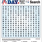 Memorial Day   Lessons   Tes Teach   Memorial Day Crossword Puzzle Printable