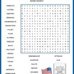 Memorial Day Word Search | Activities For Memorial Day | Memorial   Memorial Day Crossword Puzzle Printable