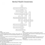 Mental Health Awareness Crossword   Wordmint   Printable Crossword Puzzles For Mental Health