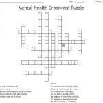 Mental Health Crossword Puzzle Crossword   Wordmint   Printable Mental Health Crossword Puzzle