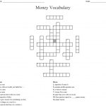 Money Vocabulary Crossword   Wordmint   Printable Money Crossword Puzzle