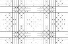 Monster Sudoku 16x16 Wwwtopsimages Printable Giant - 