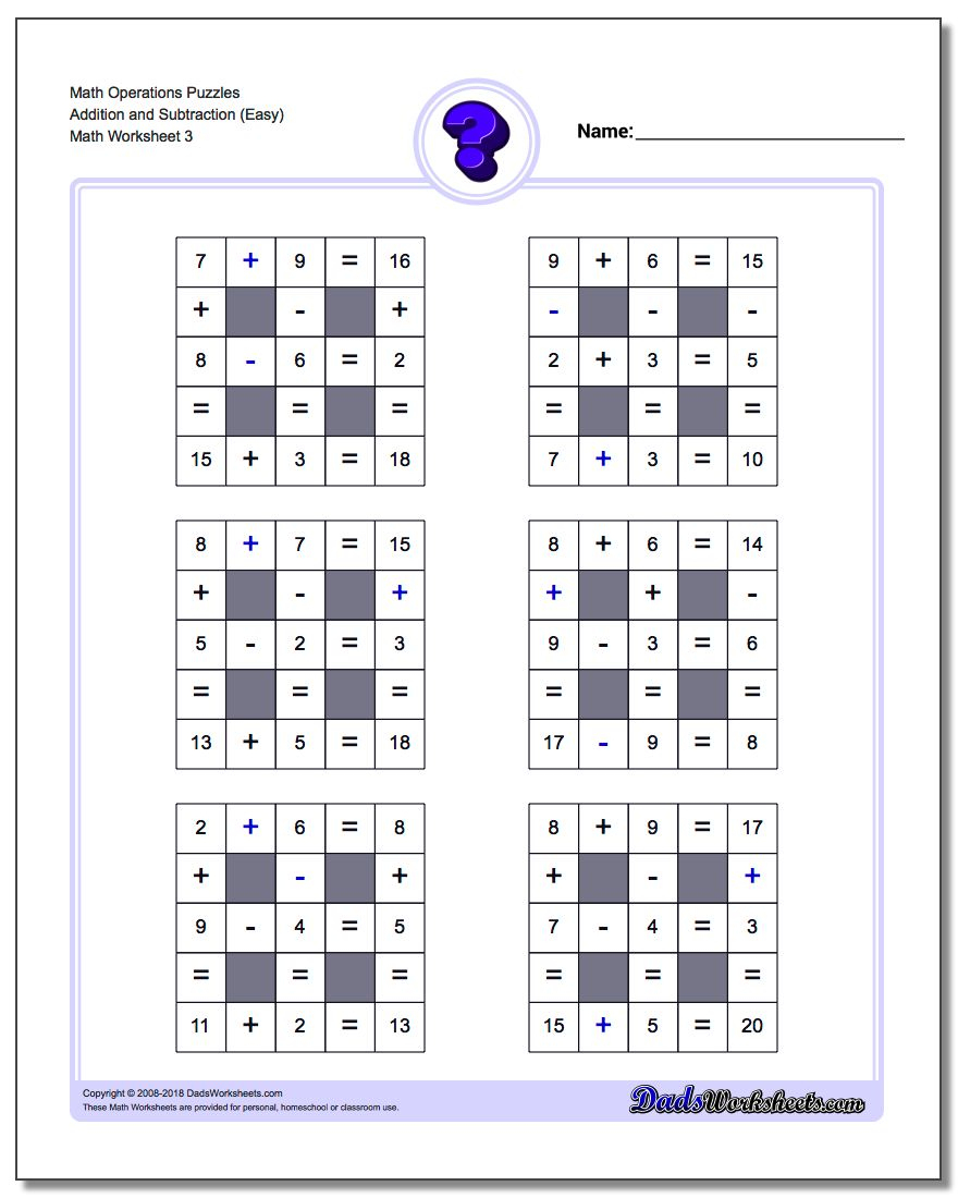Multiplication And Division With Missing Operations (Small) - Printable Multiplication Puzzles