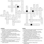 Music Crossword Puzzle Activity   Printable Crossword #5