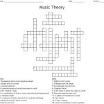 Music Theory Crossword   Wordmint   Music Crossword Puzzles Printable
