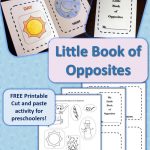 My Little Book Of Opposites {Free Printable!} | Homeschooling   Printable Opposite Puzzles