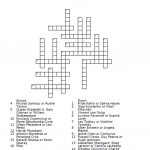 Nationalities Crossword Puzzle Worksheet   Free Esl Printable   Crossword Puzzles For Esl Students Printable