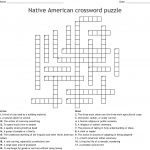 Native American Crossword Puzzle Crossword   Wordmint   Native American Crossword Puzzle Printable