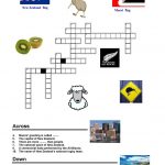 New Zealand   Crossword | Preschool :) | New Zealand, Worksheets   Printable Crossword Puzzles Nz