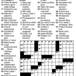 Newsday Crossword Puzzle For Mar 31, 2017,stanley Newman   Printable Crossword Newsday
