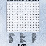 Nhl Word Searchpucks And Pixels I Could've Easily Done This   Printable Hockey Crossword Puzzles