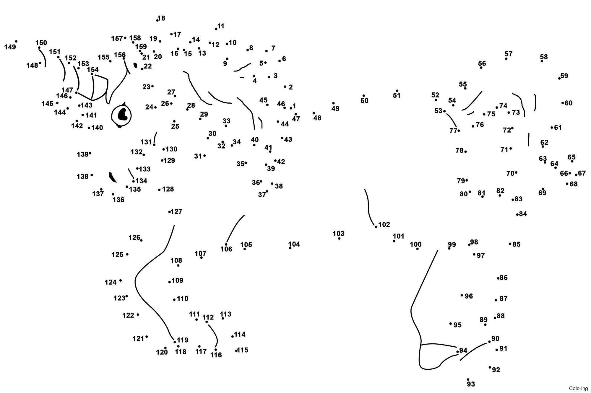 Nice Dot To Dot Printables 1 100 Easy Dot To Printables Free - Free - Printable Unicorn Puzzles