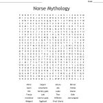 Norse Mythology Word Search   Wordmint   Printable Viking Crosswords